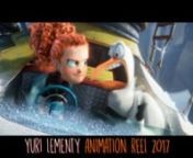 SPRING 2017 Animation Demo ReelnnRESPONSIBLE FOR ALL ANIMATION UNLESS OTHERWISE NOTEDnnSmurfs the Lost Village (2017)nStorks (2016)nHotel Transylvania 2 (2014)nHotel Transylvania (2012)nIce Age a Mammoth Christmas (2011)nThe Smurfs Movie (2011)