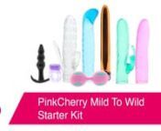https://www.pinkcherry.com/products/pinkcherry-mild-to-wild-starter-kit (PinkCherry US)nhttps://www.pinkcherry.ca/products/pinkcherry-mild-to-wild-starter-kit (PinkCherry Canada)nn--nnIt really doesn&#39;t matter exactly where you or your and your partner sit on the sex toy experience spectrum - we all gotta start somewhere! Now, technically, our Mild To Wild Starter Kit was created to help newcomers experiment with a variety of toys and sensations, but even if you&#39;re a seasoned pro, you&#39;ll find som