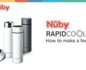 Meet the most innovative way to prepare formula feeds with the Nuby RapidCool™.It cools down formula milk to the perfect temperature in just a matter of minutes. It meets the NHS guidelines on how to prepare milk safely, doesn&#39;t require expensive replacement filters and is portable. Just WOW!nnHow does it work? It’s easy-peasy! Boil fresh water, measure formula powder, fill the RapidCool™ with hot water, add formula powder, and mix well. Simply wait for the digital display to show a gree