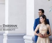 The beautiful wedding of Janhavi and Darshan at San Mateo Marriott!