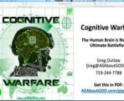 Cognitive Warfare is an unprecedented level of global mind control. It is being combined with the Digital Public Infrastructure (DPI) in India which is being touted by the WEF, UN, and IMF as the primary example of what all emerging nations should achieve. DPI is not Internet freedom but control. Is it any wonder why Satan would bring it first to India where over 50% of the largest Frontier People Groups (FPGs) live? Since reaching these FPGs is the key to accomplishing the Great Commission GOD