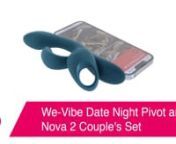We-Vibe Date Night Pivot and Nova 2 Couple&#39;s Setnhttps://www.pinkcherry.com/products/we-vibe-date-night-pivot-and-nova-2-couple-s-set (PinkCherry US)nhttps://www.pinkcherry.ca/products/we-vibe-date-night-pivot-and-nova-2-couple-s-set (PinkCherry Canada)nn--nnWe&#39;re going to tell you all about the many, many pleasure-perfect features of the amazing We-Vibe Date Night Pivot and Nova 2 Couple&#39;s Set, but first, here&#39;s some quick celestial trivia for you. In space terms, a Nova is a dramatic astronomi