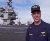 Take several of your closest friends, climb into a metal trash dumpster and live there for six months. That, according to Navy Chaplain Fred Holcombe, is what it&#39;s like to live on an aircraft carrier. In this video, follow Chaplain Holcombe around the USS Enterprise as he shares Jesus with sailors and airmen on board