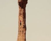 In Towers of the Ennedi, veteran climber Mark Synnott—known more for his far-flung adventures than his technical accomplishments—brings young climbing stars Alex Honnold and James Pearson to the Ennedi to explore its untouched landscapes. Together, Synnott, Honnold and Pearson endure a long, bumpy drive across the sand flats of a godforsaken country to reach an incredible destination: gardens of towers filled with graceful fingers of rock, bottle-shaped formations and lithe arches. With its
