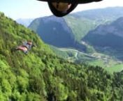 JeanNoel and Robert fly their V4 (wingsuit) through the beautifull French landscape.nn phoenix-fly.comn adrenalinbase.com