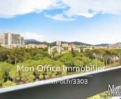 Retrouvez cette annonce sur le site ou sur l&#39;application Maisons et Appartements.nnhttps://www.maisonsetappartements.fr/fr/13/annonce-vente-appartement-marseille-9eme-2855770.htmlnnRéférence : 3303-AMAnnRéférence : 3303-AMA - Appartement type 3/4 de 84m2 avec balcon Marseille 09 (13009)nnL&#39;Office Immobilier de Marseille 9ème, vous propose à la vente, cet appartement de type 3/4 de 84 m2 avec 2 balcons de 10m2 et 3 m2.nIl est situé dans une résidence sécurisée des années 70 qui a été