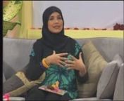 Wardina Safiyyah is a Malaysian actress, model and Host. Here (accompanied by her second daughter, Azra Sareera), she was interviewed by host Daphne Iking on her love for breastfeeding, and shared some soulful tips for other breastfeeding mothers.At the time she was pregnant with her 3rd child.