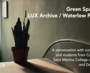 Audio transcript: https://otter.ai/u/QoIZRvFxufMsNfmf5EvR172ZiMEnnAn online exhibition of new films by students from Central Saint Martins College of Art and Design Fine Art Foundation responding to Waterlow Park and the LUX Collection.nnThe film is available to watch on the LUX website from 26 May to 2 June 2021 here: https://lux.org.uk/event/greenspace2021nnThis showreel marks the fourth collaboration between LUX and Fine Art: 4D Foundation students at Central Saint Martins College of Art and