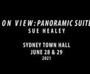 The culmination of my ON VIEW series will be shown at the Sydney Town Hall on JUNE 28 and 29 ONLY. This is a free event.nnFor information please go to:nhttps://performancespace.com.au/programs/current-programs/on-view-panoramic-suite-sue-healey/nnBackground:nI have been creating cine-portraits of dance artists since 2014 - performances, films and installations have been shown in Australia, Japan and Hong Kong, with astounding artists from these 3 countries. This 1 minute film shows a glimpse of