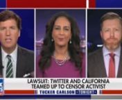 Big Tech and Big Government are colluding to censor your speech and we cannot let them get away with it. Center for American Liberty CEO Harmeet Dhillon and client Rogan O&#39;Handley, join Tucker Carlson Tonight to discuss their landmark case, O&#39;Handley v. Padilla, fighting back against Big Tech Censorship.https://libertycenter.org/cases/ohandley-v-padilla/