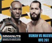 UFC 261 [2:20]nKamaru Usman vs Jorge Masvidal 2 [3:13]nRose Namajunas vs Weili Zhang [7:49]nValentina Shevchenko vs Jessica Andrade [9:30]nChris Weidman vs Uriah Hall [10:57]nAnthony Smith vs Jimmy Crute [15:23]nNick Diaz being offered a fight [16:45]nWhich stand up was worse? [20:04]nAnthony Pettis loses in his PFL debut [21:51]nTyron Woodley cut form the UFC [22:30]nRonda Rousey pregnant [22:40]nEddie Alvarez get his loss overturned to a No contest [24:22]nIsraelAdesanya vs Marvin Vettori [2