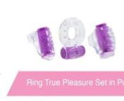 https://www.pinkcherry.com/collections/shop-by-brand-evolved/products/ring-true-pleasure-set(PinkCherry US)nnhttps://www.pinkcherry.ca/collections/shop-by-brand-evolved/products/ring-true-pleasure-set(PinkCherry Canada)nnIt&#39;s taking all our inner strength to not make a Beyonce joke right now. Actually, forget it. If you like them then you should put a ring on it! More specifically, one of the 3 possible vibrating rings that come tucked into Evolved&#39;s unique Ring True Set.nnA classic vibratin