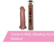 https://www.pinkcherry.com/products/clone-a-willy-vibrating-kit-in-medium (PinkCherry US) nhttps://www.pinkcherry.ca/products/clone-a-willy-vibrating-kit-in-medium (PinkCherry Canada) nnOften imitated but never with as much crowd-pleasing success as the original, the fantastically unique Clone-A-Willy Kit allows playmates to create a vibrating silicone replica of his penis as back-up for business trips, lonely nights or to pinch hit for the real thing during marathon pleasure sessions.nnFull ins