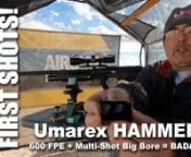 The Umarex Hammer is HERE and it’s BAD ASS!There’s no other way to put it.The form factor to power ratio is better than any other big bore PCP I’ve shot to date.THIS IS WORTH THE WAIT!nn#umaerxhammer #hammer50cal #uxhammer #umarexusa @umarexair #shootwithair #umarexorigin #gopcpnnMan it’s a great time to be an airgunner!!! nnHelp Make a Difference! Enlist at https://AirgunArmy.com and Support the Sport!nnFor more Product information visit:nUmarex Hammer .50 cal PCP - https://links.