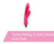 https://www.pinkcherry.com/products/trysta-rolling-g-spot-vibrator(pinkCherry US)nnhttps://www.pinkcherry.ca/products/trysta-rolling-g-spot-vibrator(PinkCherry Canada)nnCombining a swirly, twirly massage bead with a (practically!) orgasm-guaranteed rabbit shape, Svakom&#39;s Trysta hops onto the scene to up the pleasure ante of a tried-and-true fave. A perfect pairing of deep-delving stimulation and throbbing external vibration, Trysta is all set to inspire some seriously unique, always enjoyabl