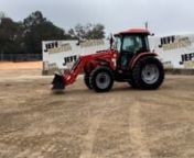 2017 MAHINDRA MPOWER 85P 4X4 TRACTOR W LOADER SN KNGCY-2387 from 85p
