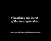 The impetus for exploring the burst of the 2006 American Housing Bubble came from the personal effect the market collapse had on me and my family. My part of the US (S. Florida) was hit particularly hard, with my hometown (Fort Myers, FL) leading the nation in mortgage defaults… This fiscal disaster has been more damaging than most of the natural disasters that have hit this region in my lifetime, and this data visualization is an attempt to convey the perverse distortion of the home, from nes