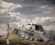 compilation (bonus pixxx) of wwII tanks and pretty girls;nshot by pete ruppert;npete ruppert photography;nrepublic drive;nlord have mercy on me..