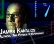 This is the original sizzle reel that introduced both SOSP and Physics expert James Kakalios. It was created by Stephen Carr and Michael Pistello (Carrtello Entertainment) in 2009. Michael served as a Writer, Director, Producer, Editor, and Graphic Designer on the project.