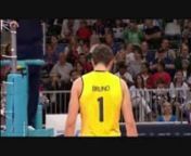 Great actions of the brazilian setter in theLondon 2012 Olympic Games