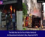 On May 24, Andhra Pradesh’s Transport Minister P Viswarup&#39;s house was set on fire by angry protesters in Amalapuram town, Andhra Pradesh. The protest took place over proposed renaming of the newly-created Konaseema district as BR Ambedkar Konaseema district, reported NDTV. The mob also set on fire a police vehicle and an educational institution&#39;s bus, reported NDTV. Reportedly, many police officials were injured by the stones thrown by the protesters. Prohibitory orders under Section 144 of the CrPC have been imposed in Amalapuram. Watch the video to know more.&#60;/p&#62; &#60;br/&#62;&#60;/p&#62;