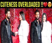 Newly wedded couple Vicky Kaushal and Katrina Kaif attended Karan Johar&#39;s 50th birthday party together. While Vicky slayed in all black, Katrina looked gorgeous in white dress.