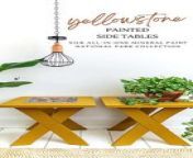 A vibrant yellow comboed with colorful flair. These thrifted side tables have been restyled with Yellowstone Silk All-in-One paint and designed with Latin Floral Transfer. &#60;br/&#62;&#60;br/&#62;Full Tutorial ~ https://salvagedinspirations.com/yellowstone-painted-side-tables/&#60;br/&#62;&#60;br/&#62;Video Tutorial ~ https://www.youtube.com/watch?v=RW1KLloB_nM&#60;br/&#62;&#60;br/&#62;Follow Us on Our Socials!&#60;br/&#62;&#60;br/&#62;https://flipboard.com/@denisezdzie1mg9/painted-furniture-makeovers-and-thrift-home-decors-q1svv1udy&#60;br/&#62;&#60;br/&#62;https://www.plurk.com/furnituremakeover&#60;br/&#62;&#60;br/&#62;https://www.reddit.com/r/FurniturePainting/&#60;br/&#62;&#60;br/&#62;https://www.facebook.com/SalvagedInspirationsBlog&#60;br/&#62;&#60;br/&#62;https://www.instagram.com/salvaged_inspirations&#60;br/&#62;&#60;br/&#62;https://www.pinterest.com/sidenise/&#60;br/&#62;&#60;br/&#62;https://twitter.com/SalvagedIns&#60;br/&#62;&#60;br/&#62;https://mastodon.social/@salvagedinspirations&#60;br/&#62;&#60;br/&#62;https://www.minds.com/remasteredfurnitures/