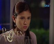 Felix (Adrian Alandy) and Melissa (Bianca King) knew each other for six years when the man decided to profess his love to her. What will the woman say?&#60;br/&#62;&#60;br/&#62;Watch the episodes of ‘Broken Vow’ starring Bianca King, Gabby Eigenmann, Adrian Alandy, &amp; Rochelle Pangilinan, The plot revolves around the lifelong sweethearts, Mellisa and Roberto. The couple&#39;s romance will be jeopardized as Mellisa encounters a horrific experience that will change her life forever. What could it possibly be? &#60;br/&#62;