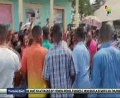 Cuban President Miguel Díaz-Canel toured the eastern provinces of Guantánamo and Santiago de Cuba to visit sites of productive interest and exchange with the inhabitants of those territories. teleSUR&#60;br/&#62;