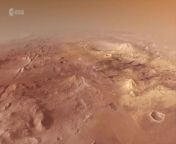 Jezero Crater is the home of NASA&#39;s Perseverance rover. See a bird&#39;s-eye view of the crater with this animated flyover created using data from ESA&#39;s Mars Express orbiter and the Mars Reconnaissance Orbiter. &#60;br/&#62;&#60;br/&#62;Credit: ESA/ DLRde / FU Berlin &amp; NASA / NASAJPL-Caltech/MSSS, Creative CommonsCC BY-SA 3.0 IGO