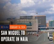 The consortium led by San Miguel wins the contract to rehabilitate the country’s main international gateway, the Ninoy Aquino International Airport or NAIA.&#60;br/&#62;&#60;br/&#62;Full story: https://www.rappler.com/business/san-miguel-led-group-will-operate-ninoy-aquino-international-airport/&#60;br/&#62;