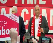 Two Labour politicians, Graham Jones and Azhar Ali, have been suspended from the party after allegedly making anti-Semitic remarks at a gathering. &#60;br/&#62;Mr Ali, who is on the ballot paper at the upcoming Rochdale by-election, allegedly blamed people in the media from certain Jewish quarters for fuelling criticism of a pro-Palestinian Labour MP. &#60;br/&#62; &#60;br/&#62;It then emerged on Tuesday that former Labour MP for Hyndburn, Graham Jones, allegedly referred to &#92;