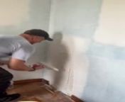 This woman started with sanding down the window seals followed by dry patching the walls along with her partner. Later, the toilet got delivered followed by the bathtub. Therefore, the couple decided to work on the bathroom first. They removed the old plumbing and checked the leveling of the bathroom floor.&#60;br/&#62;&#60;br/&#62;*The underlying music rights are not available for license. For use of the video with the track(s) contained therein, please contact the music publisher(s) or relevant rightsholder(s).