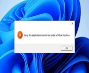 ▶ In This Video You Will Find How To Fix Sorry, this application cannot run under a Virtual Machine Error in Windows 11 / 10 / 8 / 7✔️.&#60;br/&#62;&#60;br/&#62; ⁉️ If You Faced Any Problem You Can Put Your Questions Below ✍️ In Comments And I Will Try To Answer Them As Soon As Possible .&#60;br/&#62;▬▬▬▬▬▬▬▬▬▬▬▬▬&#60;br/&#62;&#60;br/&#62;If You Found This Video Helpful,PleaseLike And Follow Our Dailymotion Page , Leave Comment, Share it With Others So They Can Benefit Too, Thanks .&#60;br/&#62;&#60;br/&#62;▬▬THE REGISTRY PATH + COMMAND TEXT ▬▬&#60;br/&#62;&#60;br/&#62;HKEY_LOCAL_MACHINE&#92;&#92;HARDWARE&#92;&#92;DESCRIPTION&#92;&#92;System&#60;br/&#62;&#60;br/&#62;NOBOX -1&#60;br/&#62;&#60;br/&#62;▬▬Support This Dailymotion Page By 1&#36; or More▬▬&#60;br/&#62;&#60;br/&#62;https://paypal.com/paypalme/VictorExplains&#60;br/&#62;&#60;br/&#62;▬▬ Join Us On Social Media ▬▬&#60;br/&#62;&#60;br/&#62;▶Web s it e: https://victorinfos.blogspot.com&#60;br/&#62;&#60;br/&#62;▶F a c eb o o k : https://www.facebook.com/Victorexplains&#60;br/&#62;&#60;br/&#62;▶ ︎ Twi t t e r: https://twitter.com/VictorExplains&#60;br/&#62;&#60;br/&#62;▶I n s t a g r a m: https://instagram.com/victorexplains&#60;br/&#62;&#60;br/&#62;▶ ️ P i n t e r e s t: https://.pinterest.co.uk/VictorExplains&#60;br/&#62;&#60;br/&#62;▬▬▬▬▬▬▬▬▬▬▬▬▬▬&#60;br/&#62;&#60;br/&#62;▶ ⁉️ If You Have Any Questions Feel Free To Contact Us In Social Media.&#60;br/&#62;&#60;br/&#62;▬▬ ©️ Disclaimer ▬▬&#60;br/&#62;&#60;br/&#62;This video is for educational purpose only. Copyright Disclaimer under section 107 of the Copyright Act 1976, allowance is made for &#39;&#39;fair use&#92;