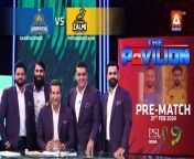 The Pavilion &#124; Karachi kings vs Peshawar Zalmi (Pre-Match) Expert Analysis &#124; 21 Feb 2024 &#124; PSL9&#60;br/&#62;&#60;br/&#62;Catch our star-studded panel on #ThePavilion as we bring to you exclusive analysis for every match, live only on #ASportsHD!&#60;br/&#62;&#60;br/&#62;#WasimAkram #PSL9#HBLPSL9 #MohammadHafeez #MisbahUlHaq #AzharAli #FakhreAlam #karachikings #peshawarzalmi #hblpsl9 &#60;br/&#62;&#60;br/&#62;Catch HBLPSL9 every moment live, exclusively on #ASportsHD!&#60;br/&#62;&#60;br/&#62;Follow the A Sports channel on WhatsApp: https://bit.ly/3PUFZv5&#60;br/&#62;&#60;br/&#62;#ASportsHD #ARYZAP