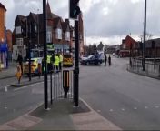 Police have closed off a road in Northampton after an incident today, Monday February 26, 2024