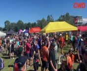 WATCH: Record-breaking Orange Runners Festival