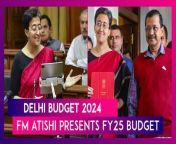 On March 4, Delhi&#39;s finance minister Atishi presented the FY25 budget in the state assembly. Atishi announced the budget with an outlay of Rs 76,000 crore. She announced the &#39;Mukhyamamantri Mahila Samman Yojana&#39; under which women aged 18 and above will get Rs 1,000 per month. Last year, the government had allocated Rs 78,800 crore for the financial year 2023-24 and announced nine schemes as part of the G20 preparations. Delhi government&#39;s budget size for 2022-23 was Rs 75,800 crore and Rs 69,000 crore in the preceding year. Atishi said, “The Kejriwal government will implement Business Blaster scheme in its universities and Industrial Training Institutes through Rs 15 crore allocation in budget.” Watch the video to know more.&#60;br/&#62;