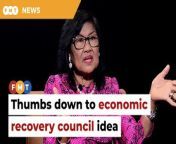 Economist Geoffrey Williams says the panel will have no independence with the prime minister as its chairman.&#60;br/&#62;&#60;br/&#62;Read More: https://www.freemalaysiatoday.com/category/nation/2024/03/06/rafidahs-economic-recovery-council-idea-gets-thumbs-down/&#60;br/&#62;&#60;br/&#62;&#60;br/&#62;Free Malaysia Today is an independent, bi-lingual news portal with a focus on Malaysian current affairs.&#60;br/&#62;&#60;br/&#62;Subscribe to our channel - http://bit.ly/2Qo08ry&#60;br/&#62;------------------------------------------------------------------------------------------------------------------------------------------------------&#60;br/&#62;Check us out at https://www.freemalaysiatoday.com&#60;br/&#62;Follow FMT on Facebook: https://bit.ly/49JJoo5&#60;br/&#62;Follow FMT on Dailymotion: https://bit.ly/2WGITHM&#60;br/&#62;Follow FMT on X: https://bit.ly/48zARSW &#60;br/&#62;Follow FMT on Instagram: https://bit.ly/48Cq76h&#60;br/&#62;Follow FMT on TikTok : https://bit.ly/3uKuQFp&#60;br/&#62;Follow FMT Berita on TikTok: https://bit.ly/48vpnQG &#60;br/&#62;Follow FMT Telegram - https://bit.ly/42VyzMX&#60;br/&#62;Follow FMT LinkedIn - https://bit.ly/42YytEb&#60;br/&#62;Follow FMT Lifestyle on Instagram: https://bit.ly/42WrsUj&#60;br/&#62;Follow FMT on WhatsApp: https://bit.ly/49GMbxW &#60;br/&#62;------------------------------------------------------------------------------------------------------------------------------------------------------&#60;br/&#62;Download FMT News App:&#60;br/&#62;Google Play – http://bit.ly/2YSuV46&#60;br/&#62;App Store – https://apple.co/2HNH7gZ&#60;br/&#62;Huawei AppGallery - https://bit.ly/2D2OpNP&#60;br/&#62;&#60;br/&#62;#FMTNews #RafidahAziz #GeoffreyWilliams