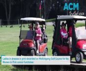 Wollongong Golf Club was pretty in pink as its women&#39;s social committee continued a three-decade long tradition of supporting cancer research through playing the game that brings them together.