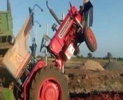 Funny tractor accident | how people do such stupid things from you39re such a hoe