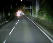 A speeding driverof a suspected cloned vehicle attempts to avoid capture by Derbyshire Police.