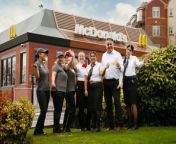 Reopening of McDonalds Lea Road in Wolverhampton after refurbishment