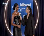 Justine Skye caught up with Lilly Singh at Billboard Women in Music 2024.&#60;br/&#62;&#60;br/&#62;Watch Billboard Women in Music 2024 on Thursday, March 7th at 8 PM ET/ 5 PM PT at https://www.billboard.com/h/women-in-music/