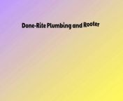 Done-Rite Plumbing and Rooter&#60;br/&#62;&#60;br/&#62;1238 E Baldwin Ave Orange CA 92865 US&#60;br/&#62;(714) 605-2950&#60;br/&#62;https://www.thedoneriteplumber.com/&#60;br/&#62;dave@thedoneriteplumber.com&#60;br/&#62;&#60;br/&#62;Welcome to Done-Rite Plumbing &amp; Rooter, your trusted family-owned and operated plumbing partner! With over two decades of expertise and a commitment to excellence, we are your fully-licensed, bonded, and insured plumbing specialists. Our skilled team handles a diverse range of gas, water, and drainage systems with precision and care. At Done-Rite Plumbing, we understand the urgency of plumbing issues. That&#39;s why, on average, we aim to be at your property within 45 minutes, often arriving even sooner. To ensure timely and reliable assistance, schedule an appointment during our operating hours. Our team is ready to provide you with professional and efficient solutions. Contact us today and discover the Done-Rite Plumbing &amp; Rooter advantage.