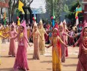 Traditional dance video performed by younger school students