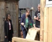 Yvette Cooper visited the Men in Sheds project in Gillingham which helps locals with their mental health and loneliness.