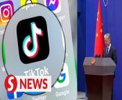 China’s foreign ministry on Friday (March 15) criticised a bill approved by the U.S. House of Representatives for Chinese-based ByteDance to divest short video app TikTok within six months or face a ban.&#60;br/&#62;&#60;br/&#62;&#92;