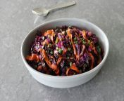 In this video, join Chef John as he demonstrates how to create an amazing Charred Red Cabbage &amp; Carrot Salad. With easy-to-follow steps, you&#39;ll master the art of charring vegetables and crafting a colorful, flavorful side dish. Chef John&#39;s expert tips and straightforward instructions make this salad simple and easy to make, meaning you won’t hesitate to use this recipe when you need a quick side dish.