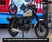 Held on March 11 in Chongqing. 6 New Motorcycles Launched.&#60;br/&#62;&#60;br/&#62;Cyclone RC250&#60;br/&#62;&#60;br/&#62;Based on the Sport version, the RC250 hurricane version ditches the electronic quickshifter, replaces the dash with an LCD style, and replaces it with a steel rear control arm. However, it still has the following equipment: Bosch EFI, slipper clutch, inverted front shock absorber, semi-hot melt vacuum tyres, front and rear disc brakes, dual-channel ABS, TCS, USB charging interface, gel battery, T-BOX and other configurations are available. A high-looking, entry-level imitation racing motorcycle, the Cyclone RC250 has top-of-the-range configuration features and first-class performance, as well as a very affordable price.&#60;br/&#62;&#60;br/&#62;Cyclone RA2 11980 Yuan&#60;br/&#62;&#60;br/&#62;The price of the Cyclone RA2 belt version has been reduced from 15,980 yuan to 11,980 yuan, with a discount of up to 4,000 yuan. In addition to the price adjustment, the RA2&#39;s LED dash has been replaced with a new design, a speedometer has been added to the top of the dash, dual-strobe emergency lights and a new color have been added.&#60;br/&#62;&#60;br/&#62;After the price cut, the RA2 belt version still features LED indicators, front and rear disc brakes, dual-channel ABS, dual airbag rear shock absorbers, vacuum tire gel batteries, belt drive, etc. Equipped with.&#60;br/&#62;&#60;br/&#62;Cyclone RA250 new model 14988 Yuan&#60;br/&#62;&#60;br/&#62;Although the price of the chain-link version has dropped, it is still equipped with a sliding clutch, Bosch EFI, LED lamps, LED indicators, front front shock absorbers, double-sided shock absorbers, front and rear disc brakes, dual-channel ABS, vacuum. rubber gel battery and USB charging interface. Additionally, the TCS function was added, the instrumentation was upgraded with a speedometer, the LED turn signal was redesigned, and the front seat cushion was optimized and narrowed. The seat height was reduced by 10 mm to only 735 mm, and new colors were also provided.&#60;br/&#62;&#60;br/&#62;Cyclone RA401&#60;br/&#62;&#60;br/&#62;Since the price of RA401 has been adjusted before, this time there is a new strap version of RA401. As the name suggests, the belt version naturally upgrades the transmission (including belt, drive wheel, drive wheel) and also has a flat handle, and also continues the high configuration of the previous version of RA401 and provides 3 new colors.&#60;br/&#62;&#60;br/&#62;Cyclone RE600 Cyclone Edition 29988 Yuan.&#60;br/&#62;&#60;br/&#62;Major changes include replacing the front shock absorber with a non-adjustable design, replacing Pirelli tires with Hallo tyres, and canceling the tire pressure monitoring function but adding new colours.&#60;br/&#62;&#60;br/&#62;Cyclone RX650 Pilot Edition 39988 yuan.&#60;br/&#62;&#60;br/&#62;Pilot Edition is equipped with: slipper clutch, Bosch EFI, LED lamps, keyless start, TFT dash (all-in-one machine, mobile screen projection), KYB inverted front shock absorber, KYB single rear shock absorber (adjustable), aluminum alloy straight Forks, Xihu disc brakes (double floating disc at the front, single disc at the rear), &#60;br/&#62;&#60;br/&#62;Source: https://www.bilibili.com/read/cv33128900/?spm_id_from=333.999.0.0